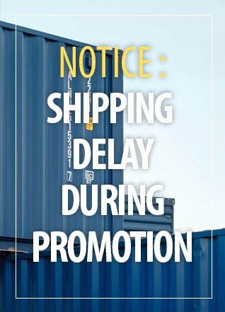 [SOLVED] NOTICE : SHIPPING DELAY DURING PROMOTION Post image